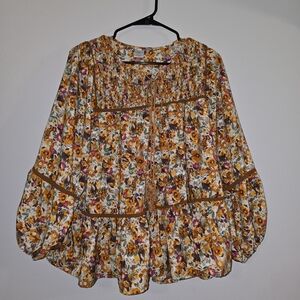 Floral Boho Blouse
